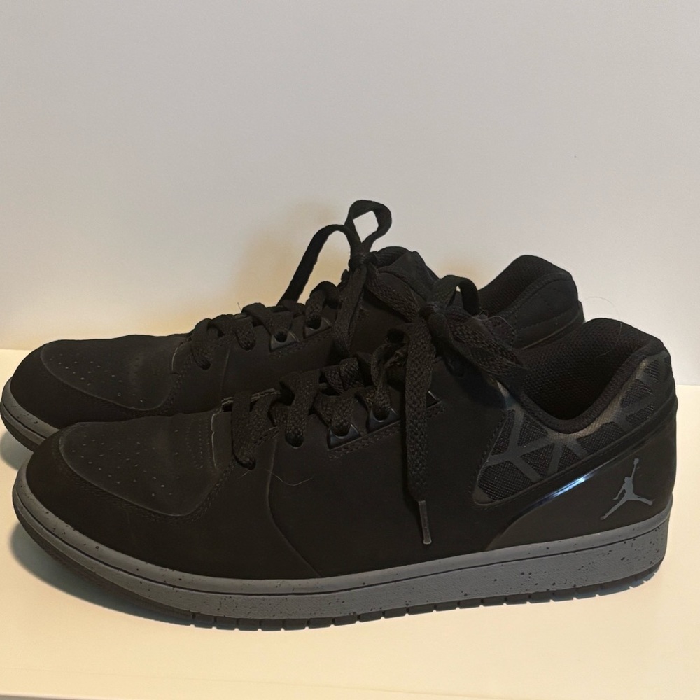 Nike Air Jordan 1 Flight 3 Low Black Grey Sz: 10.5
